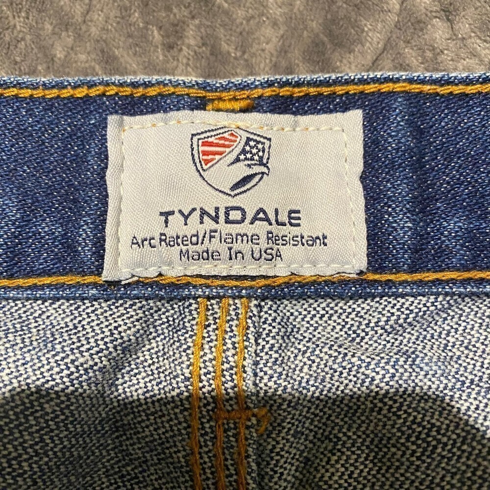 Tyndale MVM Rodeo FR Flame Resistant 23 Cal NFPA 2112 Men's Blue Jeans 36X30 - Picture 8 of 9